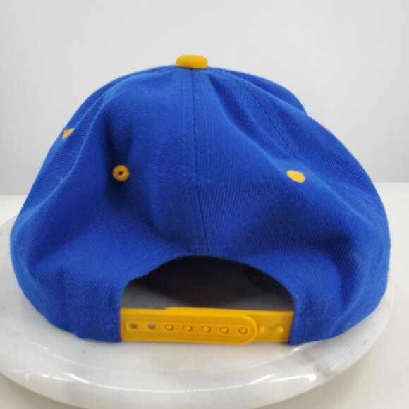 Golden State Warriors Blue and Yellow Men's Snapback NBA Hat Cap - Picture 10 of 13
